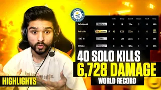 40 SOLO KILLS WITH 6700+ DAMAGE - GODL LoLzZz | BGMI HIGHLIGHT