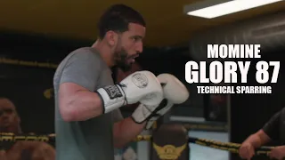 Mohamed Amine TECHNICAL SPARRING before GLORY 87 heavyweight debut!