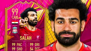 THE EGYPTIAN KING! 👑 99 Futties Salah Player Review - FIFA 22 Ultimate Team