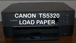 Canon TS5320 Load Paper Tray review.