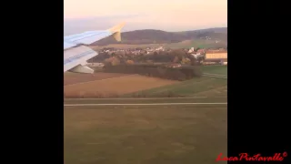 A320 Landing in Vienna flight by Austrian Airlines