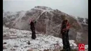 В Саудівській Аравії випав сніг