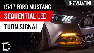 How to Install 2015-2017 Ford Mustang Sequential LED Turn Signals | Diode Dynamics