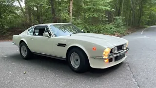 1983 Aston Martin V8 Vantage Coupe Road Test Passenger POV