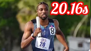NOAH LYLES 20.16s at Tom Jones Invitational in the 200m