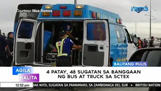 At least four dead, several injured after "speeding" tourist bus rear-ends trailer truck on SCTEx