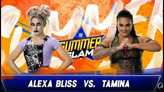 WWE 2K22 (Alexa Bliss vs Tamina) Normal Match