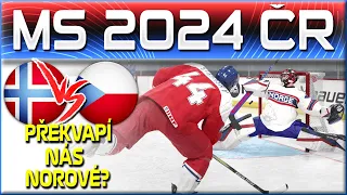 Překvapí Nás Norsko?! MS v Hokeji 2024 | NOR - CZE #2 | NHL 24 CZ Let's Play