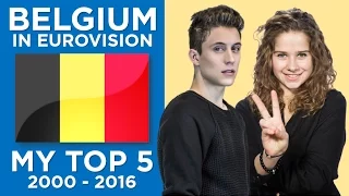 Belgium in Eurovision - My top 5 (2000-2016)