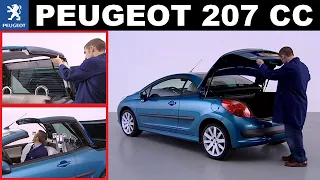 Peugeot 207 CC - Interventions on the retractable roof