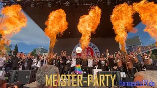 FC ST. PAULI -  MEISTER-PARTY SPIELBUDENPLATZ! VERLEIHUNG MEISTERSCHALE & MEDAILLEN!