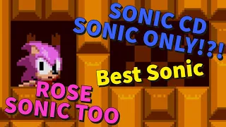Playing Custom Classic Sonic Simulator Levels as Sonic CD Sonic