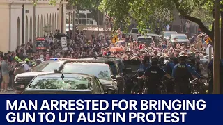 San Marcos man brings gun to UT Austin protest | FOX 7 Austin