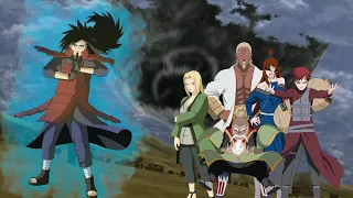 Madara luta contra os 5 kages sozinho - Madara vs Kages | completo em HD