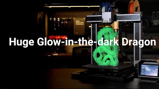 Snapmaker Artisan: Huge Glow-in-the-dark Dragon