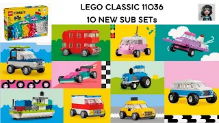 10 NEW SUB SETs Lego classic 11036 ideas How to build easy