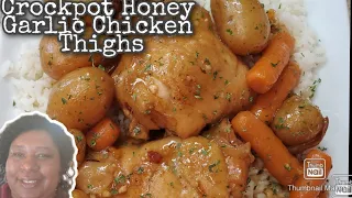 Crockpot Honey Garlic Chicken Thighs