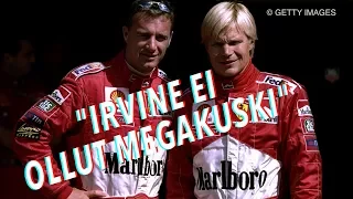 SALON F1-CORNER: Mika Salo arvioi tallikaverinsa - "Irvine ei ollut megakuski"