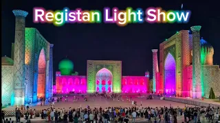 Samarkand Light Show - The Registan