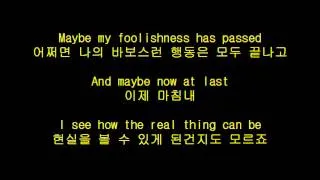 Richard Sanderson - Reality  lyrics (한글 가사)