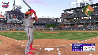 MLB The Show 23 Atlanta Braves vs Colorado Rockies | Game #1 | Gameplay 60fps HD