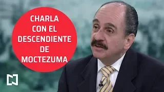 Descendiente de Moctezuma charla en el estudio - Las Noticias con Karla Iberia