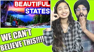 Indians React to Top 10 MOST BEAUTIFUL STATES IN AMERICA