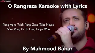 Rangreza  Karaoke with Lyrics: Atif Aslam  GURI