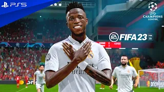 FIFA 23 - Liverpool vs. Real Madrid - Champions League 2023 RO16 Full Match at Anfield | PS5™ [4K60]