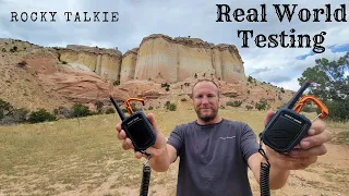 The Best Walkie Talkie? Real World Testing Rocky Talkie Radios. We're Impressed!