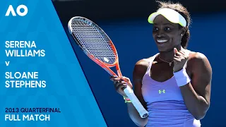 Serena Williams v Sloane Stephens Full Match | Australian Open 2013 Quarterfinal