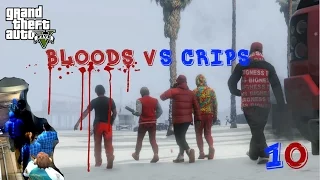 GTA 5 BLOODS VS  CRIPS NEW YEARS [HD]