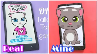 My talking Angela paper quiet book/diy talking tom paper game *Inspired by @Tonniartandcraft *