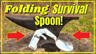 FOLDING SURVIVAL SPOON [ Easy DIY ]