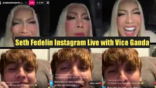 Seth Fedelin Instagram Live with Vice Ganda