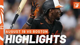 Orioles Smash Five Home Runs vs. Red Sox | 8/19/22 | Baltimore Orioles
