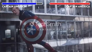 Captain America (2023) Vs. Capitain America (2012) With Healtbars | HD | Avengers Endgame