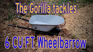 GORILLA XD DESIGN 6 CUFT Wheelbarrow GSXD-6