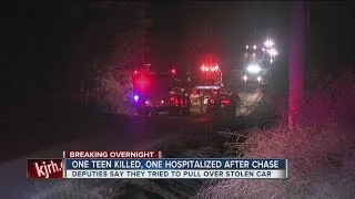 Teenager killed and person hospitalized after police chase