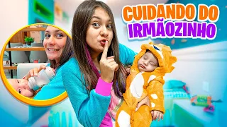 CUIDANDO DO MEU IRMÃOZINHO A NOITE ! - BIANKA