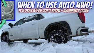 How & When To Use 2WD, AUTO 4WD, 4 HIGH or 4 LOW : A Beginner's Guide