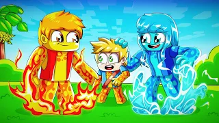 FUI ADOPTADO POR UNA FAMILIA ELEMENTAL EN MINECRAFT