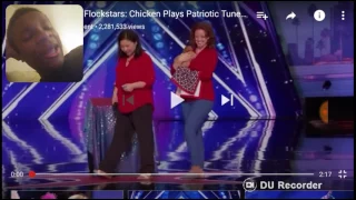 Chicken Plays Patriotic Tune on Keyboard - America's Got Talent 2017 REACTION!!!