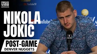 Nikola Jokic Reacts to Denver Being 1 Win Away from NBA Championship & Getting Novak Djokovic Text