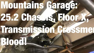 Mountains Garage: Race 55 Chevy 25.2 Chassis: Floor X, Transmission Crossmember, And Blood!