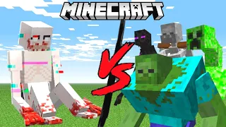 SCP-096 vs EVERY MUTANT CREATURE in Minecraft Mob Battle