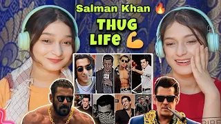 Salman Khan Attitude 🔥 Reels | Bhai Jan Thug Life moments | Reaction
