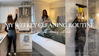 MY WEEKLY CLEANING ROUTINE | CLEAN WITH ME | CLEANING MOTIVATION #cleaning #cleaninghacks