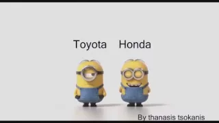 Toyota vs Honda --миньоны