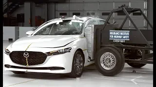 2019 Mazda 3 original side crash test (extended footage)